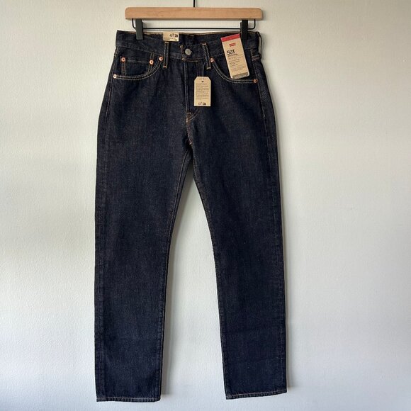 Levi’s 501 Original Straight Leg Jeans Dark Wash Size 28x30 NWT Mens - Picture 1 of 8